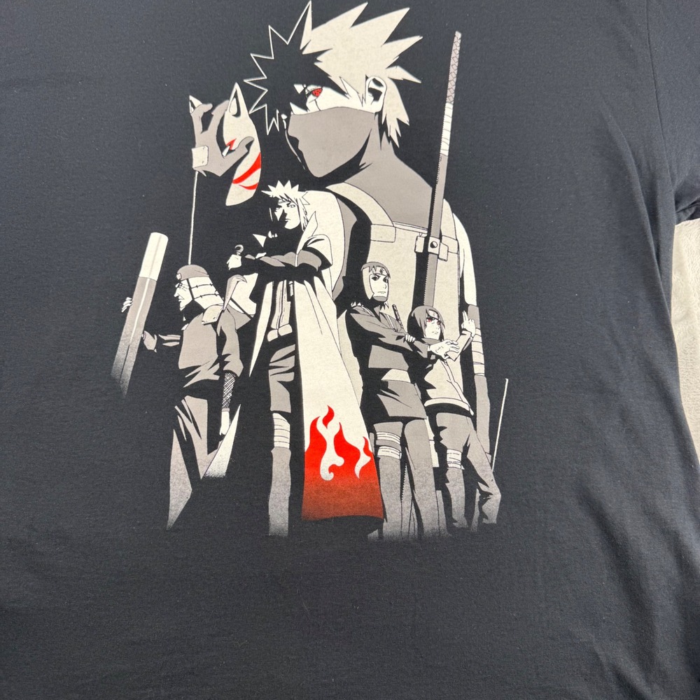Naruto Shippuden Kakashi Story Graphic T-Shirt Ripple Junction Black Mens XL NEW - Picture 4 of 12